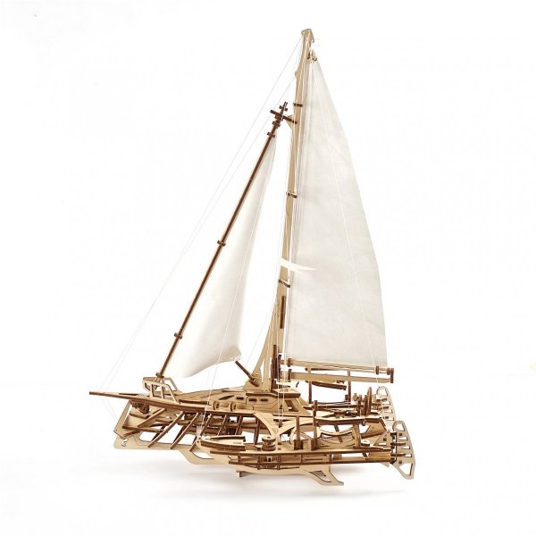 Puzzle 3D Drewniane Jacht Żaglowy uGEARS