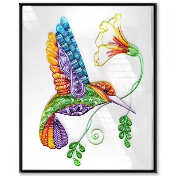 Zestaw do Quillingu Paski Delikatny Koliber 40x50 cm