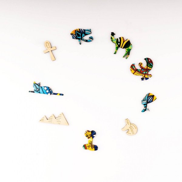 Puzzle Drewniane WSPANIAŁY SKARABEUSZ L