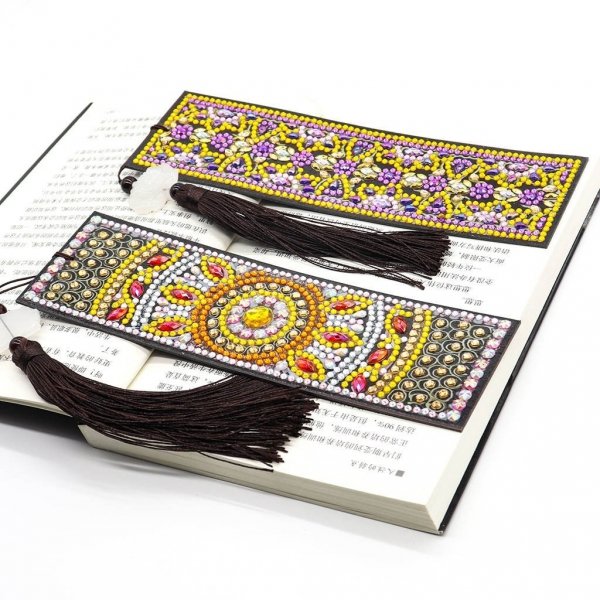 Haft Diamentowy Zakładka Zakładki do książki Zestaw 2 szt - Mandala