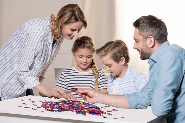 Puzzle Drewniane WSPANIAŁY SKARABEUSZ S