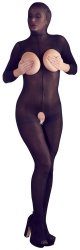 Bodystocking Catsuit z maską przód