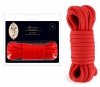 Linka sznur do krępowania 5m BDSM Bondage Rope - Czerwona lina
