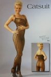 Seksowne Bodystocking Catsuit Black L/XL