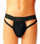 Czarne Stringi Jock Master L/XL - Vexro Collection 