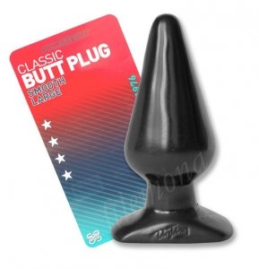 Black Butt Plug Large duża klasyczna wtyczka analna 