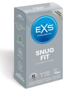 Prezerwatywy EXS Snug Fit pudełko 12szt - dopasowane, zwężone