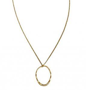 Łańcuszek - Naszyjnik PILGRIM Gold Ellipse