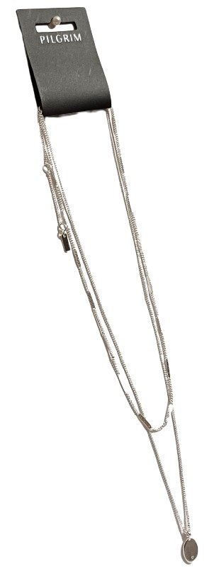 Łańcuszek-PILGRIM-Silver-Double