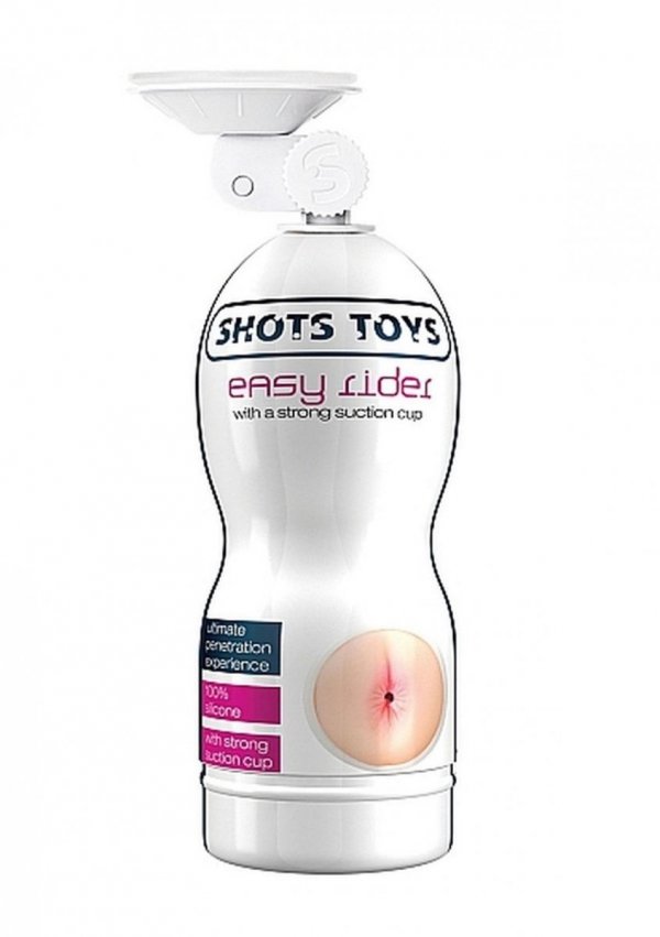 Shots Toys masturbator Easy Rider z przyssawką anus