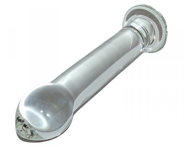 Glass Romance clear szklana wtyczka analna 