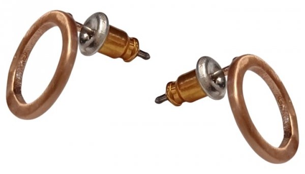 Kolczyki-LIV-earrings-rosegold-PILGRIM