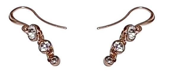 Kolczyki Hanging Eyes Crystal - PILGRIM