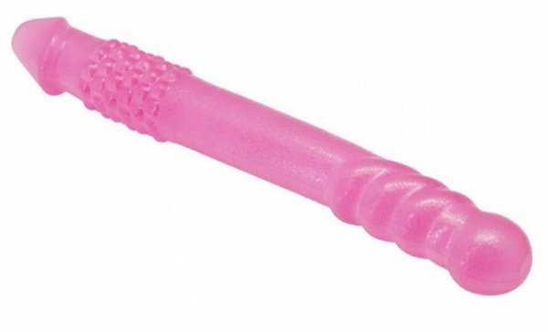 Podwójny Penis Perfect Double Dong różowe dildo waginalno analne
