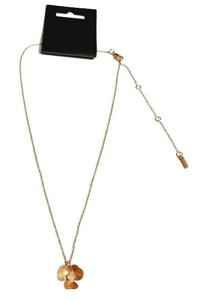 Łańcuszek - Naszyjnik PILGRIM Leafed Gold