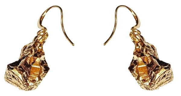 Kolczyki Gold Stone - PILGRIM