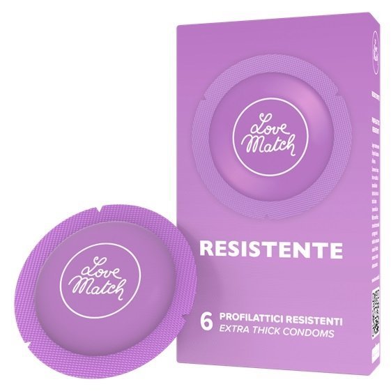 Prezerwatywy Love Match Resistente 6szt