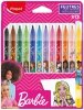 Flamastry 12-kol Barbie, Maped