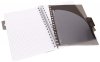 Kołonotes Project Book A5 100k 80g kratka Black & Grey czarny, Pukka Pad