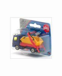 Ciężarówka LKW z podnośnikiem hakowym Siku 12 S1298