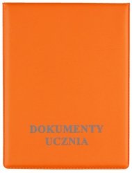 Okładka na dokum. ucznia pionowe pomar.(orange) KOD-11-04, Biurfol