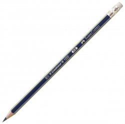 Ołówek z gumką Goldfaber B, Faber-Castell