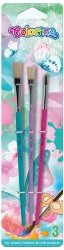 Pędzelki szkolne 3 sztuki Dreams blister CoolPack Colorino, Patio
