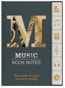 Znaczniki muzyka Book Notes Music IF