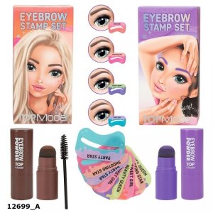 Puder do brwi Top Model 2 wzory BEAUTY&ME 12699A