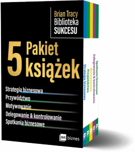 Pakiet Brian Tracy Biblioteka Sukcesu.  Strategia biznesowa / Przywództwo / Motywowanie / Delegowanie&Kontrolowanie / Spotkania 