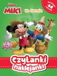 Na farmie. Junior Miki. Czytanki naklejanki