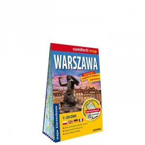 Warszawa plan miasta 1:26 000 laminat MIDI 2025
