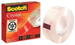 Taśma 19x33 Crystal 600 Scotch 3M