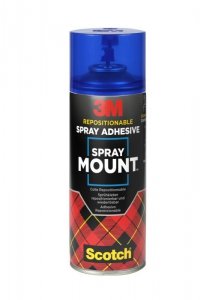 Klej w aerozolu uniwersalny Spray Mount 400ml 3M