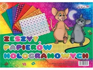 Zeszyt papierów kolorowych holograficznych B5 ZPH-2931, Aliga