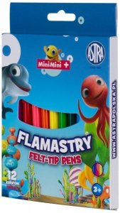 Flamastry 12-kol. Mini-Mini, Astra