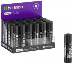 Klej w sztyfcie Double Black 15g, Berlingo