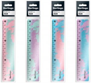 Linijka plastikowa 15 cm Haze, Berlingo