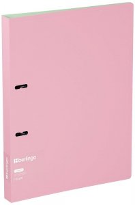 Segregator 2-ringowy Haze, z wewnętrzną kieszonką, różowo-turkusowy, Berlingo