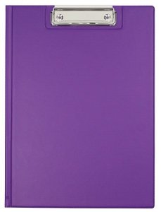 Teczka z klipsem A4 fioletowa PVC  KKL-04-05, Biurfol