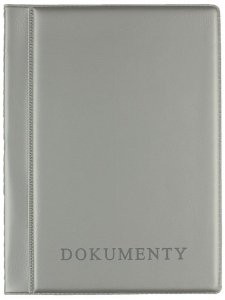 Okładka na dokumenty mini Silver, Biurfol