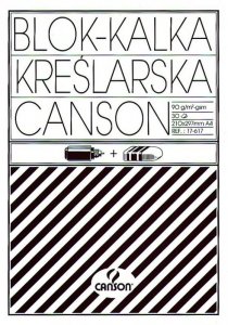 Blok kalki kreślarskiej A4 30 k. 90/95g, Canson