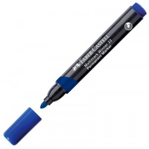 Marker permanentny Multimark Winner 23 okr.-końc. niebieski, Faber-Castell