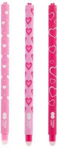 Długopis wymazywalny 0,5 mm niebieski Pink Love, Happy Color