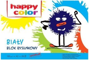 Blok rysunkowy A3 20ark., Happy Color