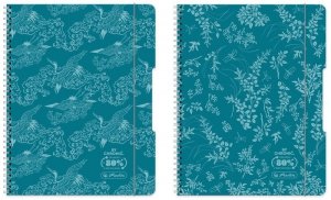Brulion na spirali  A4 80k. Eco PP colors turkus, Herlitz