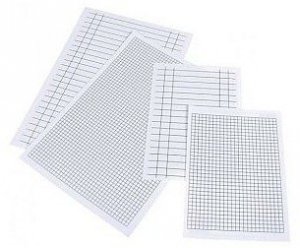 Liniuszek A5 kratka i linia,  Interdruk