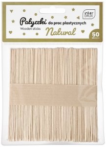 Patyczki naturalne 113 x 10 w op. 50szt.  Interdruk