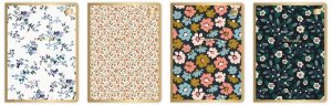 Zeszyt A5 60 k. linia Metallic Floral, Interdruk