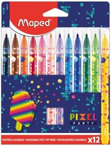 Flamastry 12-kol. Pixel, Maped